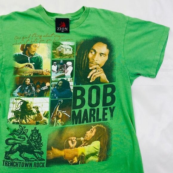 2010 Bob Marley Graphic Short Sleeve Tee - Picture 2 of 6